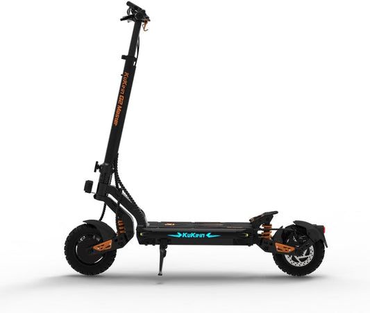Patinete Eléctrico Plegable Kukirin G2 Master, Motor Dual de 1OOW, Batería de 20.8Ah, Neumáticos Todoterreno de 10", Ángulo de Subida de 20°, Frenos de Disco Duales, Modo de 3 Velocidades, Sistema