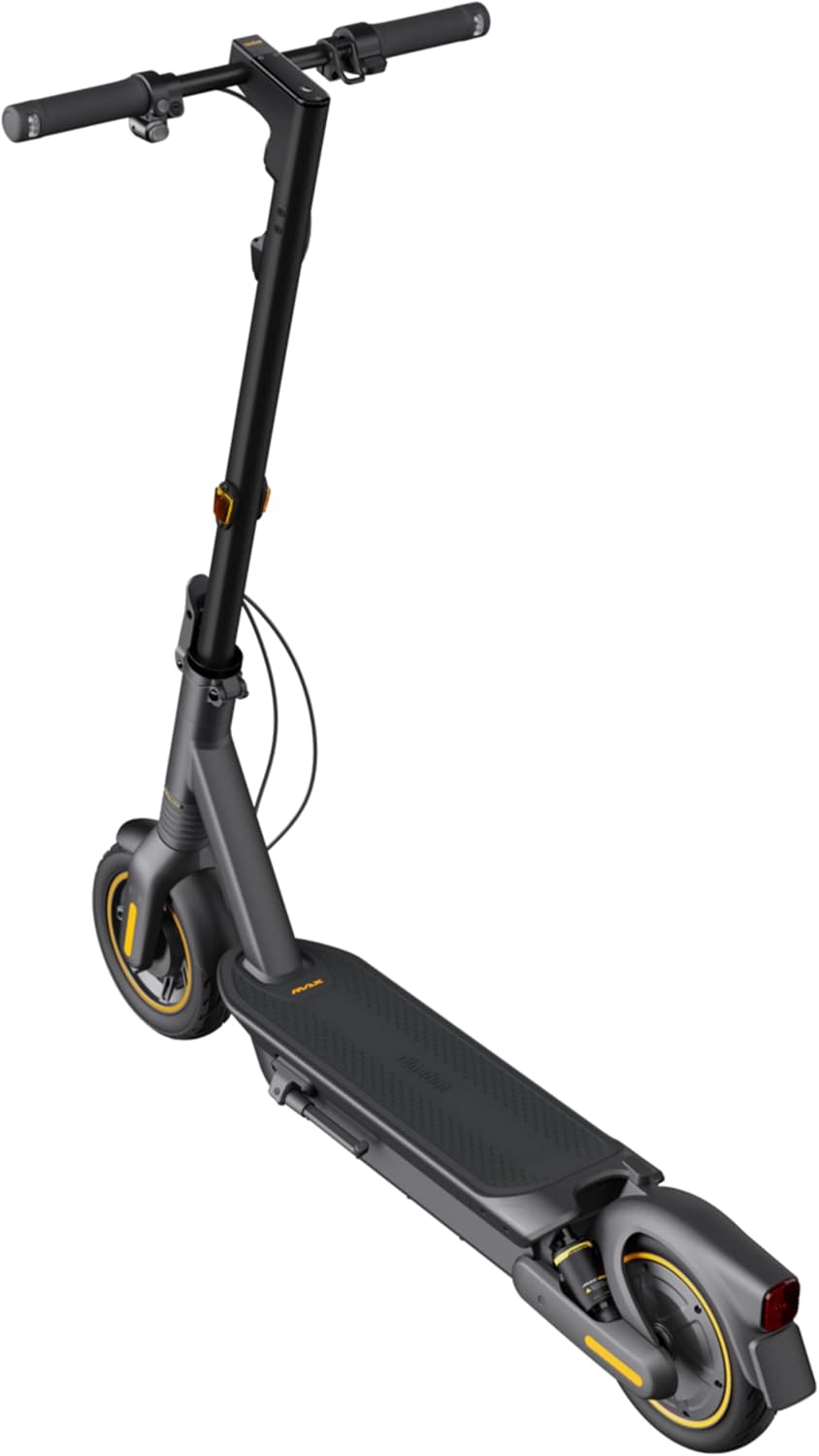 Segway-Ninebot, patinete eléctrico, modelo MAX G2 E para adultos, velocidad máxima de 25 km/h, autonomía de hasta 70 km, suspensión hidráulica delantera y trasera.